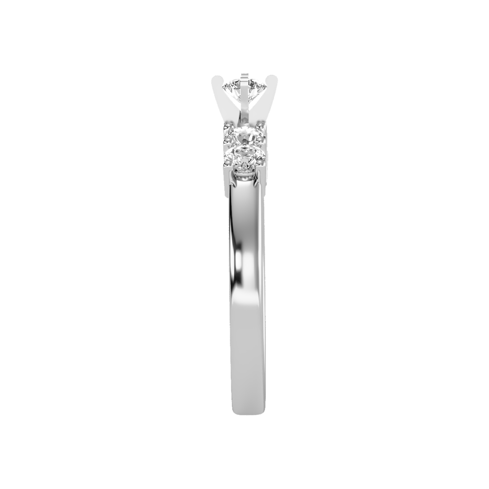 Holy Solitaire Ring In 925 Sterling Silver - Seven