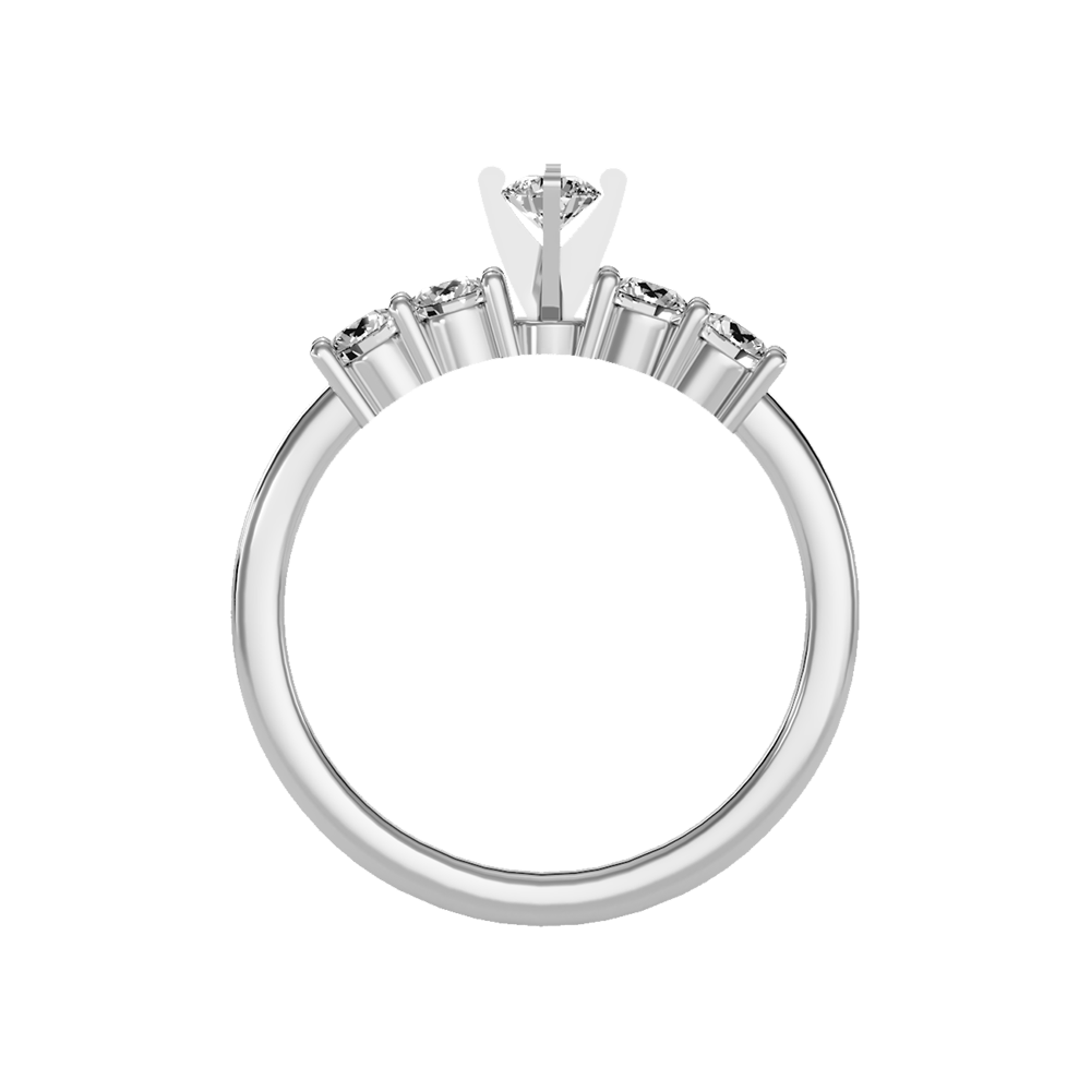 Holy Solitaire Ring In 925 Sterling Silver - Eight