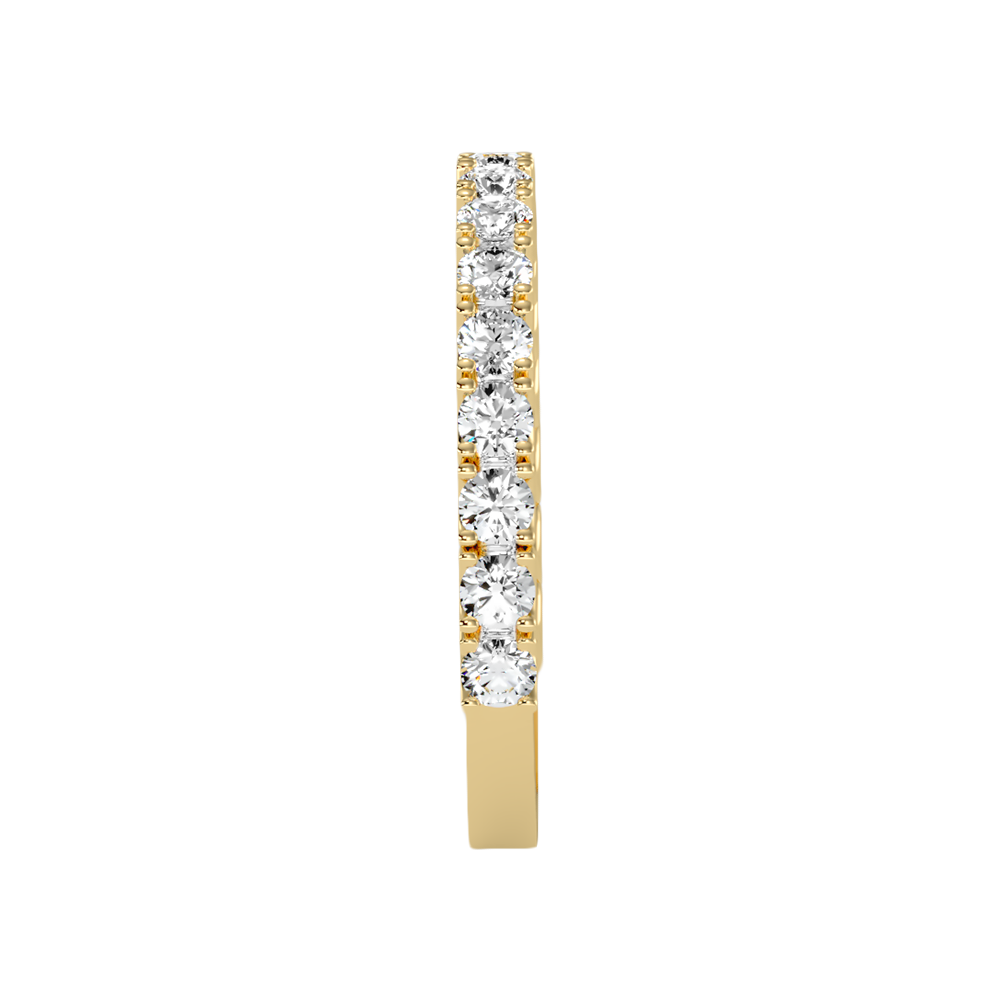 Idyllic Half Eternity Band In 925 Sterling Silver - Eleven