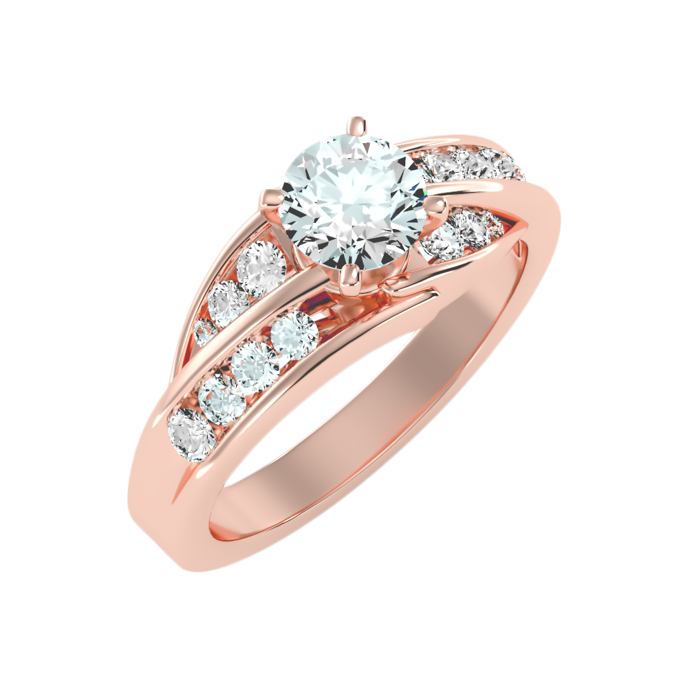 Idyllis Diamond Ring In 925 Sterling Silver - One