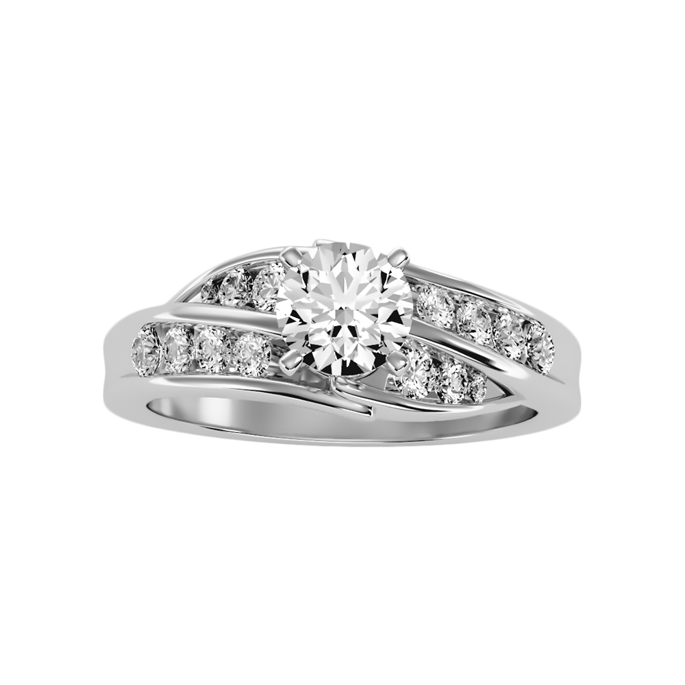 Idyllis Diamond Ring In 925 Sterling Silver - Six