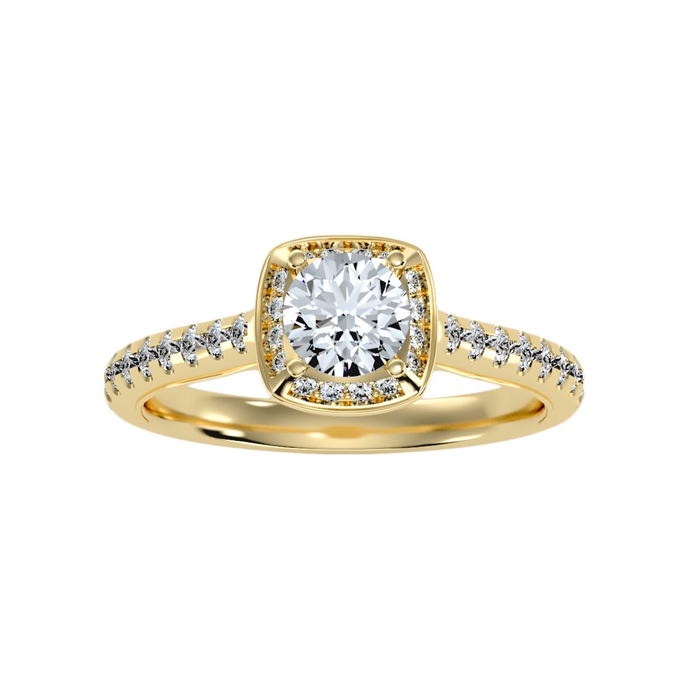 Imbrication Halo Ring - Ten