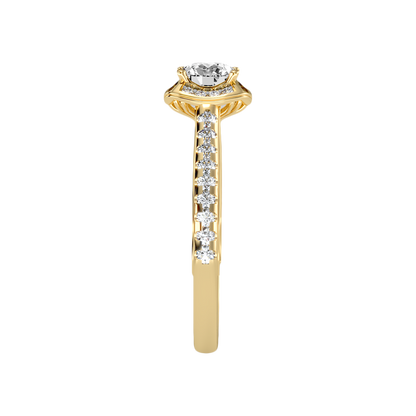 Imbrication Halo Ring - Eleven