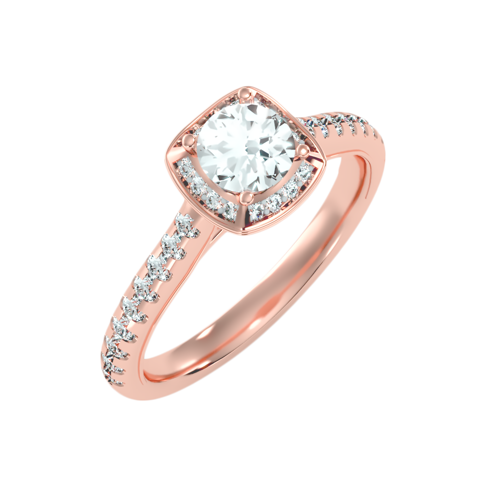 Imbrication Halo Ring - Five