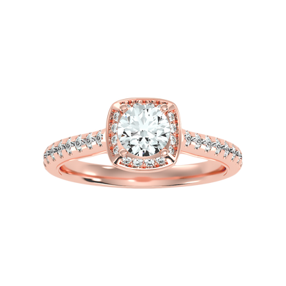Imbrication Halo Ring - Seven