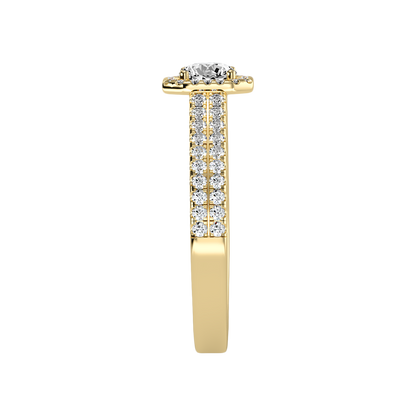 Imbue Halo Ring In 925 Sterling Silver - Eleven