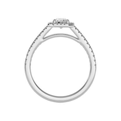 Imbue Halo Ring In 925 Sterling Silver - Eight
