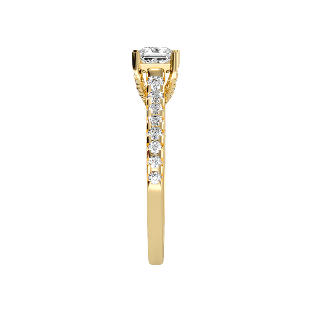Imperial Solitaire Ring In 925 Sterling Silver - Eleven