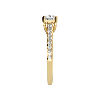 Imperial Solitaire Ring In 925 Sterling Silver - Eleven