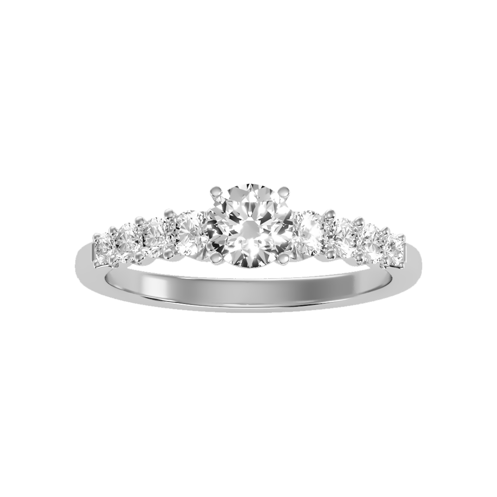 Imposing Solitaire Ring - Three