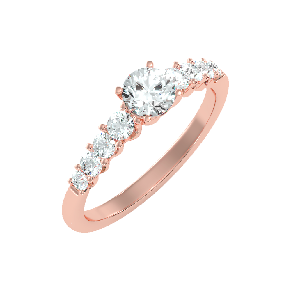 Imposing Solitaire Ring - Five