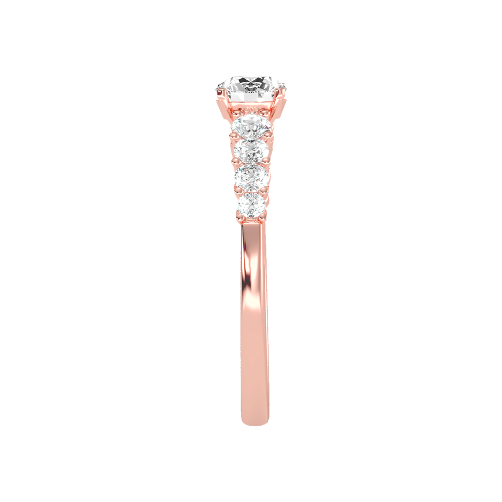 Imposing Solitaire Ring In 925 Sterling Silver - Eight