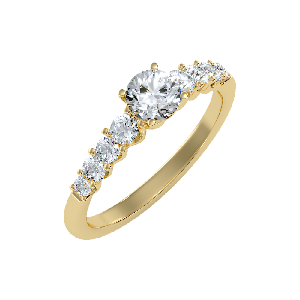 Imposing Solitaire Ring - Nine