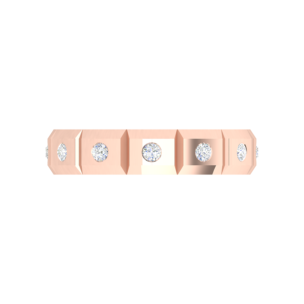 Incredible Broad Band Ring In 925 Sterling Silver - Two