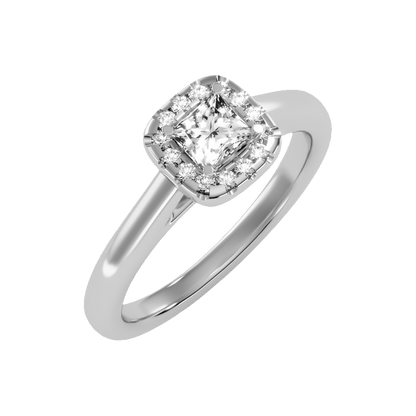 Incredo Diamond Engagement Ring In 925 Sterling Silver - One