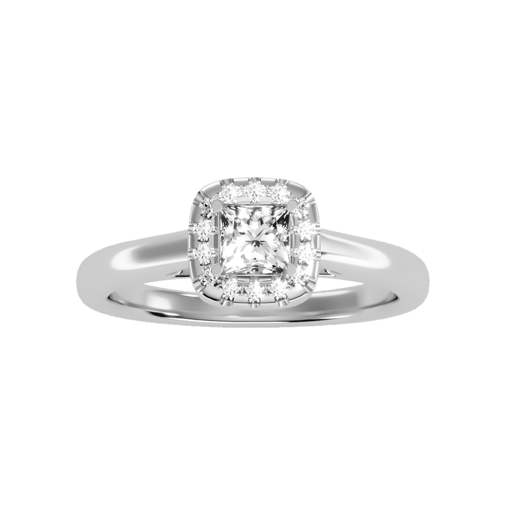 Incredo Diamond Engagement Ring In 925 Sterling Silver - Three