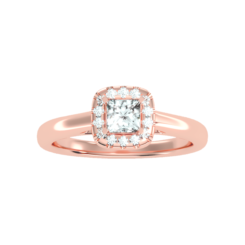 Incredo Diamond Engagement Ring In 925 Sterling Silver - Five