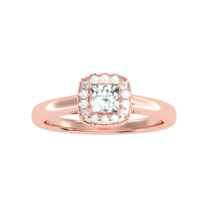 Incredo Diamond Engagement Ring In 925 Sterling Silver - Five