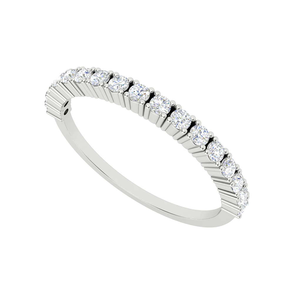 Incroyable Eternity Ring In 925 Sterling Silver - Five