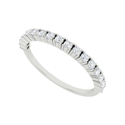 Incroyable Eternity Ring In 925 Sterling Silver - Five