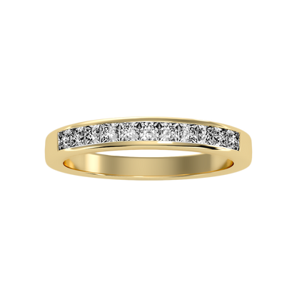 Ineffable Half Eternity Band In 925 Sterling Silver - Ten