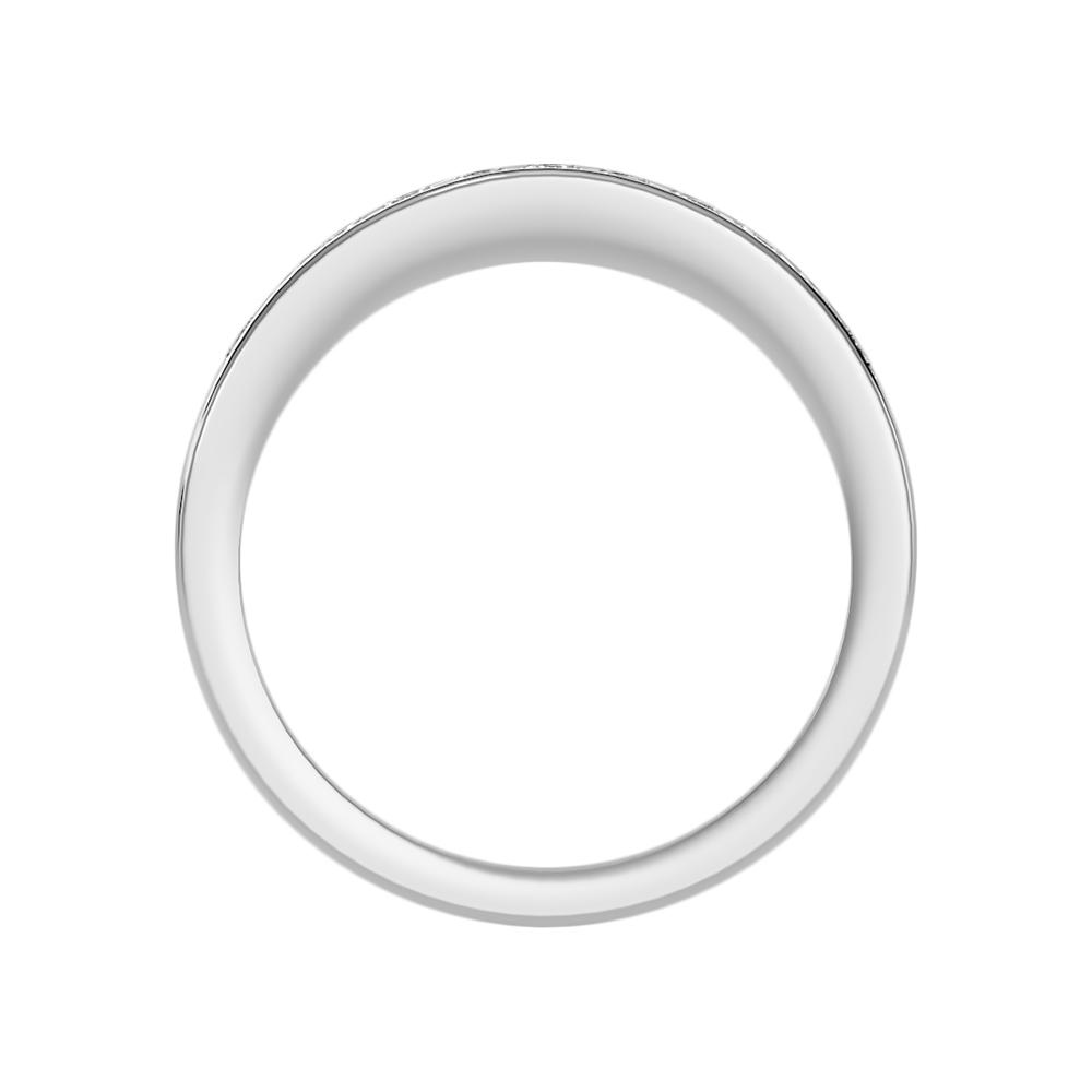 Ineffable Half Eternity Band In 925 Sterling Silver - Two