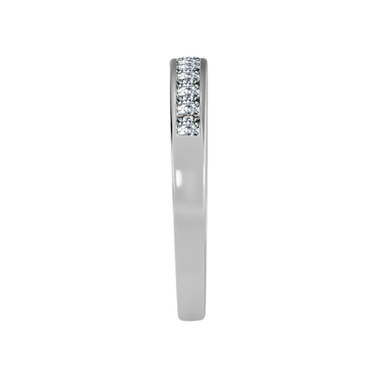Ineffable Half Eternity Band In 925 Sterling Silver - Four