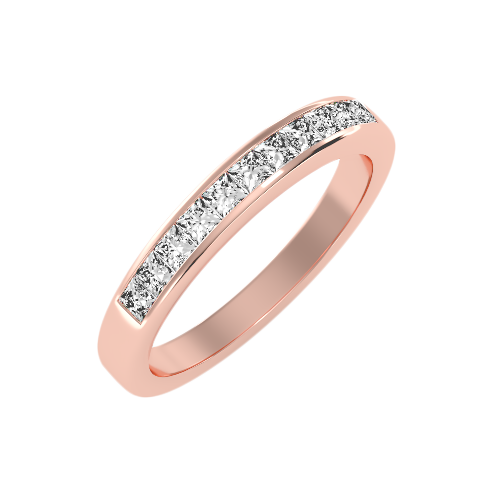 Ineffable Half Eternity Band - Five