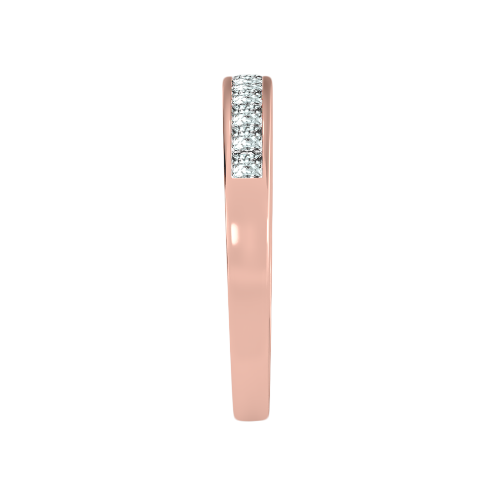 Ineffable Half Eternity Band In 925 Sterling Silver - Seven
