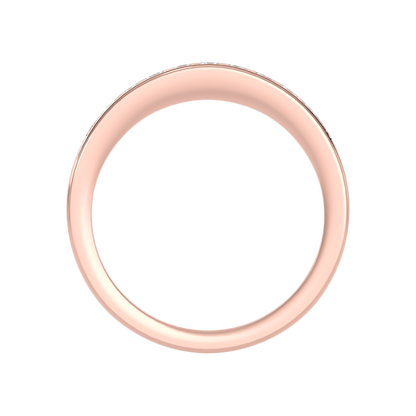 Ineffable Half Eternity Band In 925 Sterling Silver - Eight