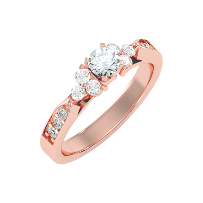 Ineffable Solitaire Ring In 925 Sterling Silver - One