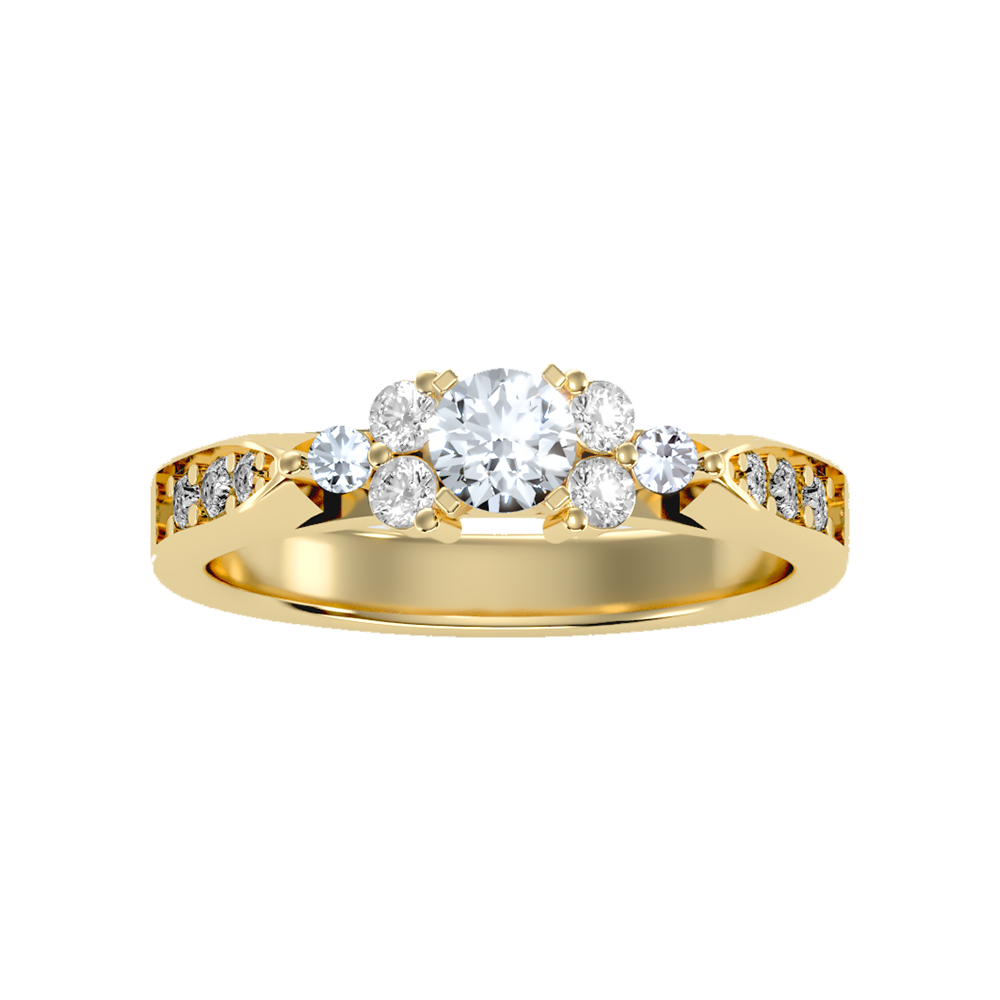 Ineffable Solitaire Ring In 925 Sterling Silver - Ten