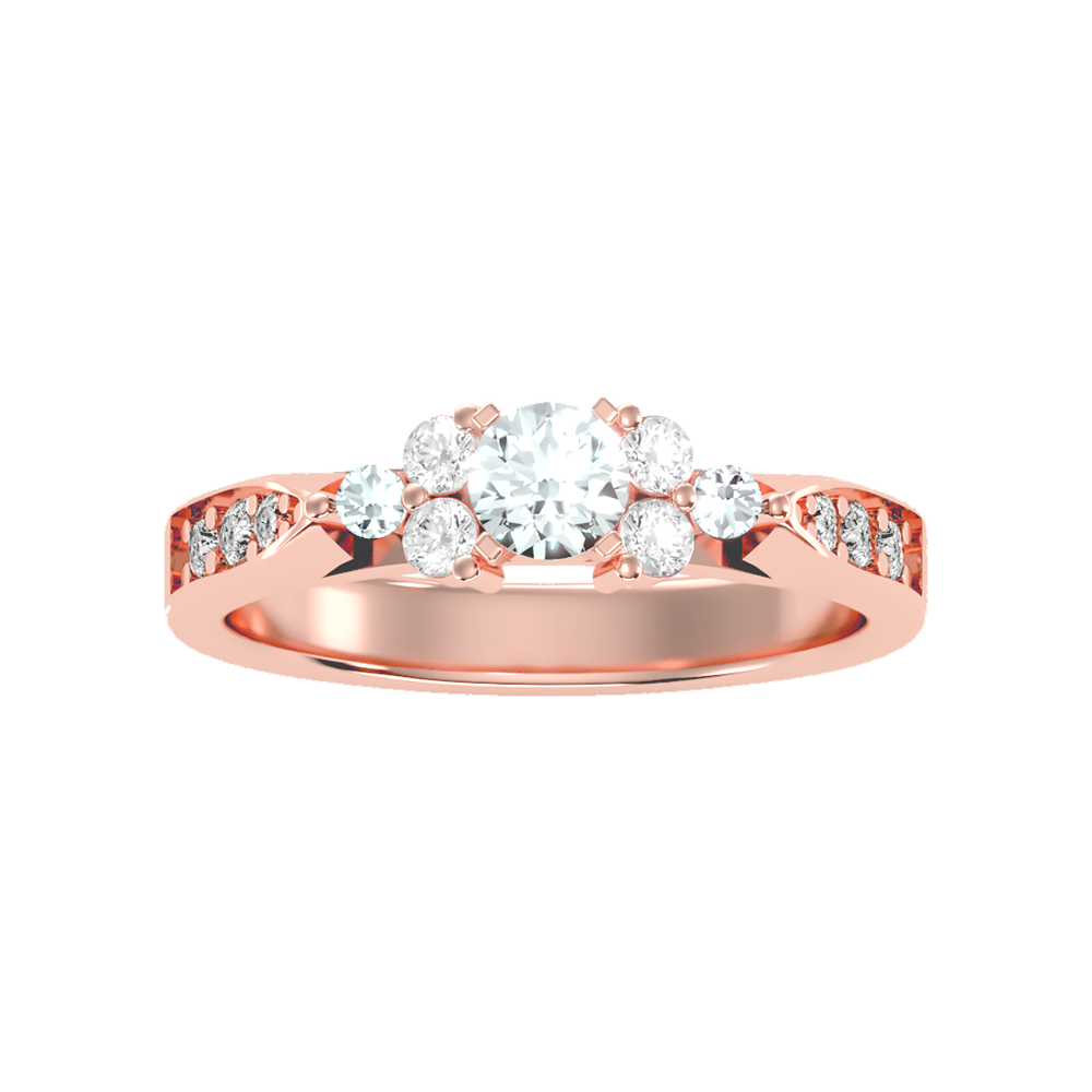 Ineffable Solitaire Ring In 925 Sterling Silver - Two