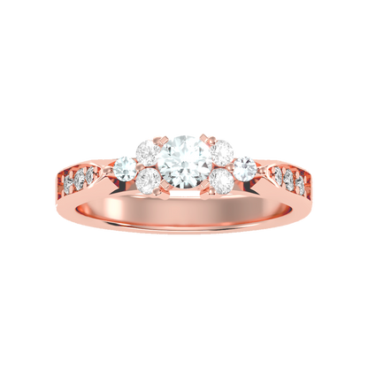 Ineffable Solitaire Ring In 925 Sterling Silver - Two