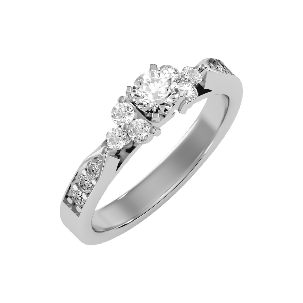 Ineffable Solitaire Ring - Five