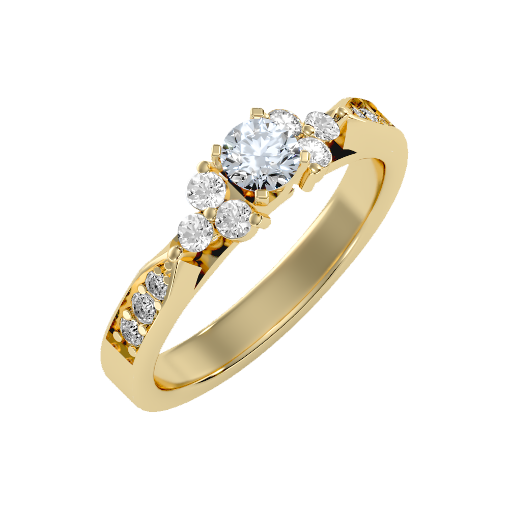 Ineffable Solitaire Ring - Nine