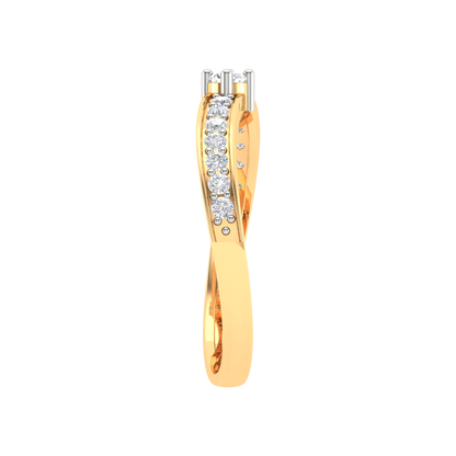 Infinitely Gemmed Glitter Diamond Band - Eleven