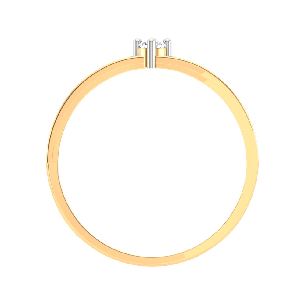 Infinitely Gemmed Glitter Diamond Band In 925 Sterling Silver - Twelve