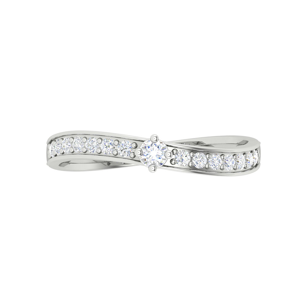 Infinitely Gemmed Glitter Diamond Band - Six