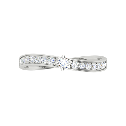 Infinitely Gemmed Glitter Diamond Band - Six