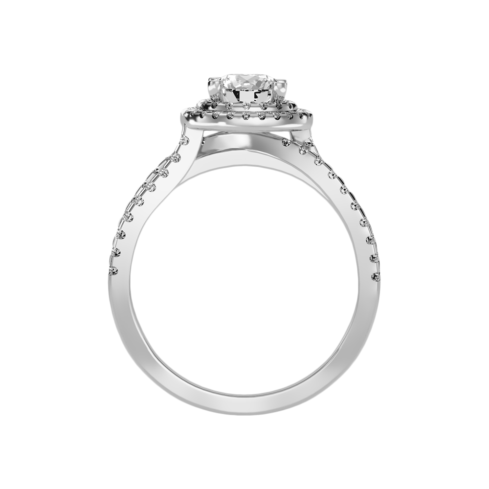 Influential Halo Diamond Ring - Two