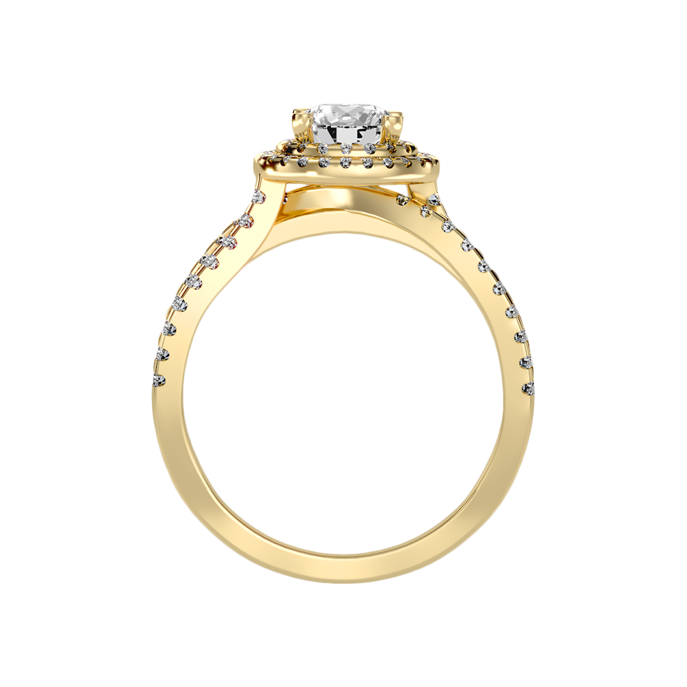 Influential Halo Diamond Ring - Eight