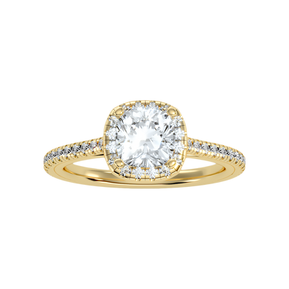 Ingenious Solitaire Ring In 925 Sterling Silver - Ten