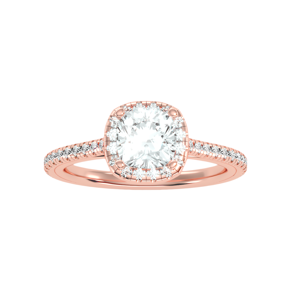 Ingenious Solitaire Ring - Two