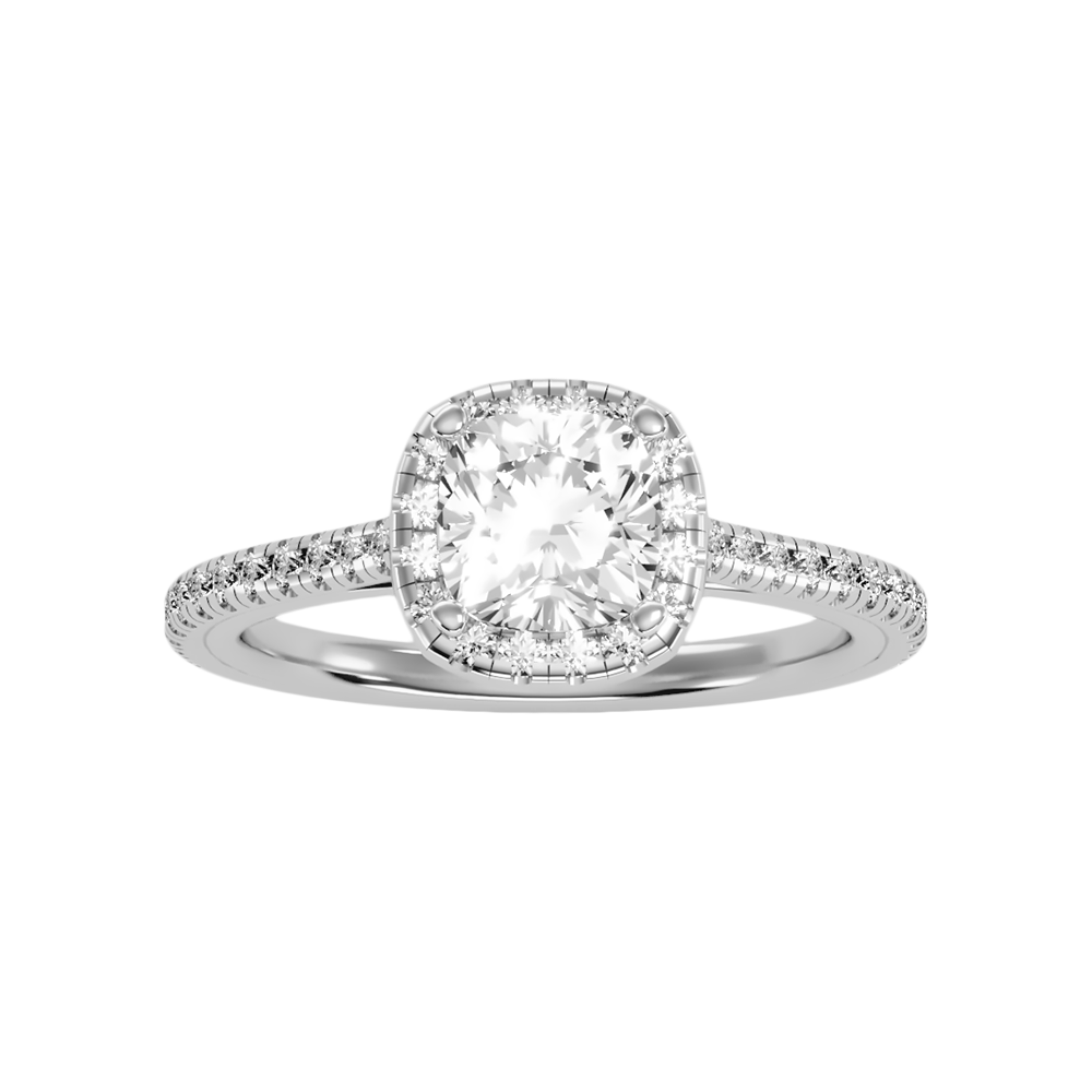 Ingenious Solitaire Ring In 925 Sterling Silver - Six