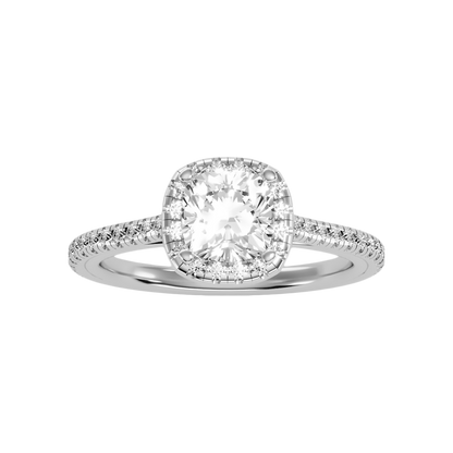 Ingenious Solitaire Ring In 925 Sterling Silver - Six