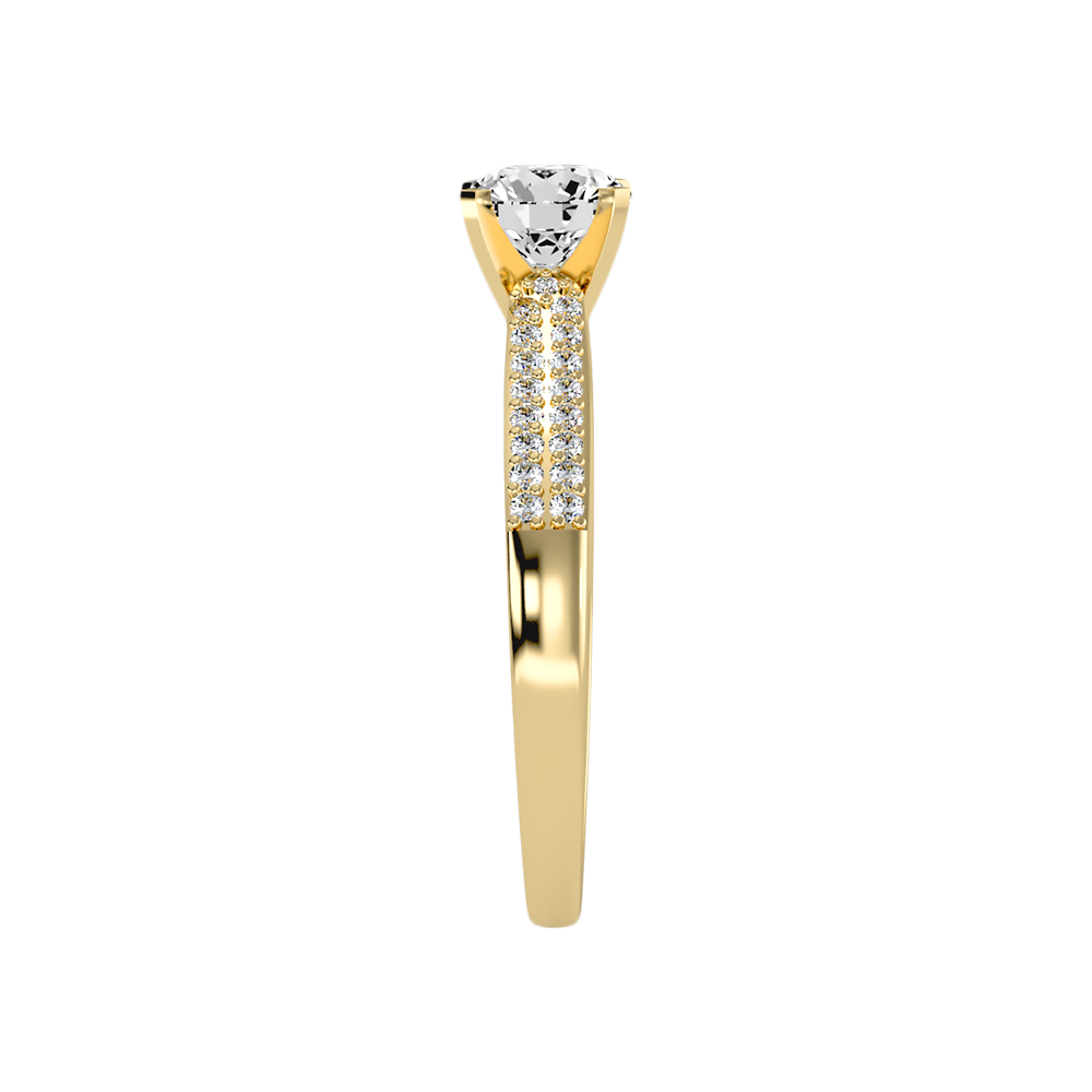 Inglenook Solitaire Ring In 925 Sterling Silver - Eleven