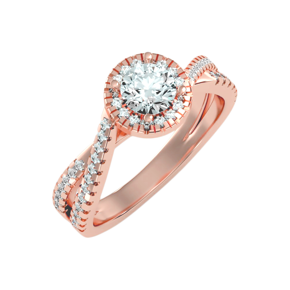 Innovative Solitaire Ring In 925 Sterling Silver - Ten