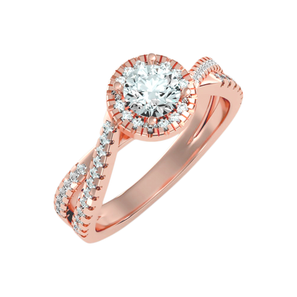 Innovative Solitaire Ring In 925 Sterling Silver - Ten