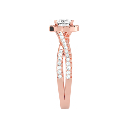 Innovative Solitaire Ring - Eleven
